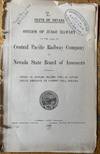 State of Nevada Opinion of Judge Hawley in the Case of Central Pacific Railway Company v. Nevada State Board of Assessors Filed in United States Circuit Court, Ninth District, at Carson City, Nevada