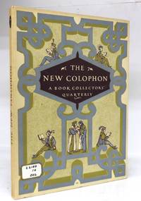 The New Colophon, September 1949 de ADLER, Elmer et al (eds.) - 1949