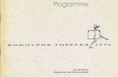 Programme. Rodolpe Töpffer 1996.