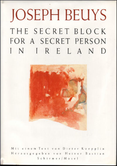 JOSEPH BEUYS. The secret block for a secret…