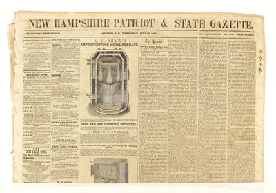 New Hampshire Patriot & State Gazette. New Series, Vol. 10. No. 480. Whole No. 2480
