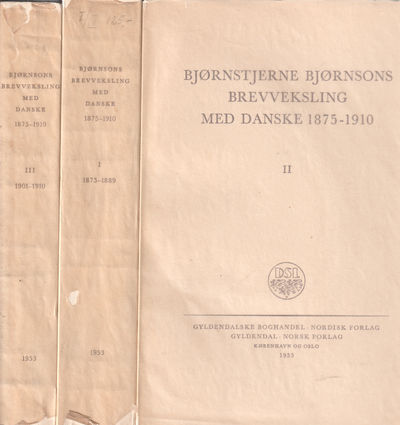 Brevveksling med danske 1875-1910. Bind I-III.…