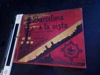 Barcelona a la Vista Album de Fotografias pictures 1900C vintage large book