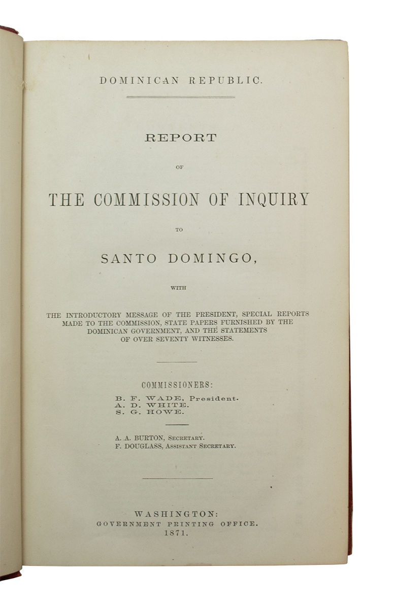 Dominican Republic. Report of the Commission of Inquiry to Santo ...
