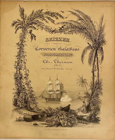 Skizzer optagne paa corvetten Galatheas jordomseiling. (photo 2)