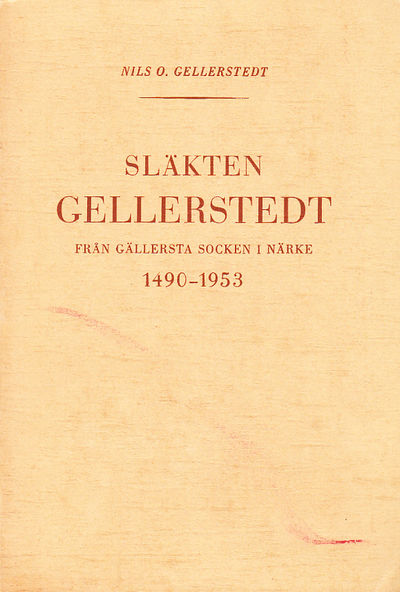 Släkten Gellerstedt från slutet av 1400-talet…