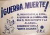 ¡Guerra a muerte!