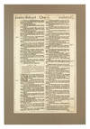 [A leaf from...] The Holy Bible: Conteyning the Old Testament, and the New: Newly Translated..