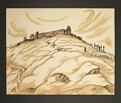 Rocca Maggiore, Assisi, 1921.