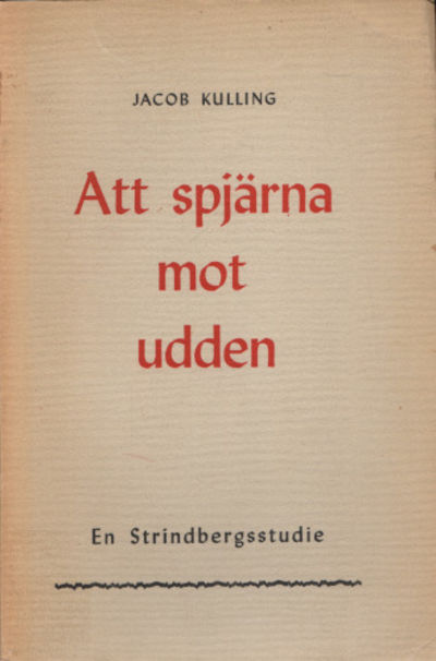 ATT SPJÄRNA MOT UDDEN. En studie om…