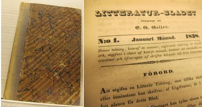 Litteratur-bladet. Utgifvet af E. G. Geijer.