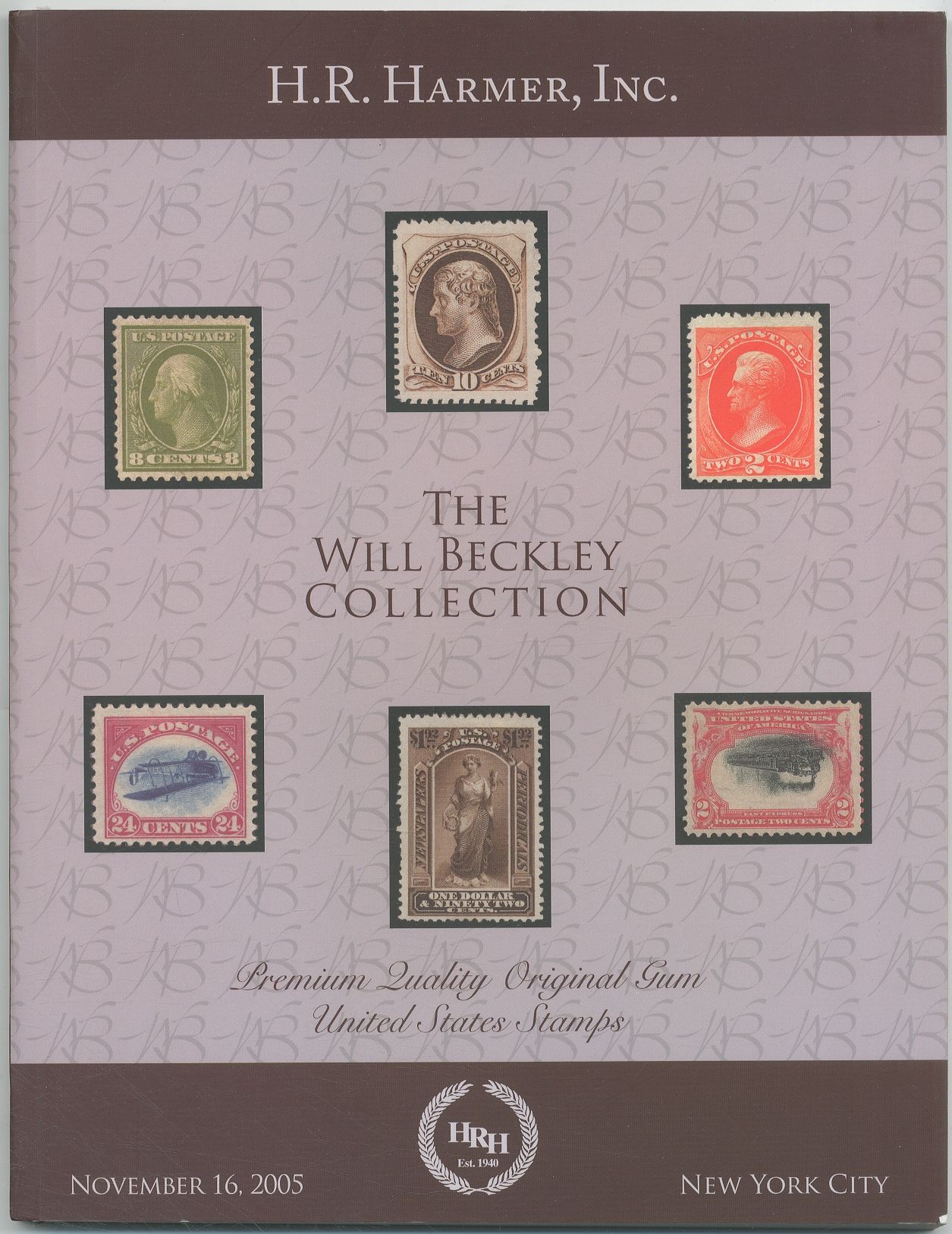 H.R. Harmer, Inc.: The Will Beckley Collection, Pr