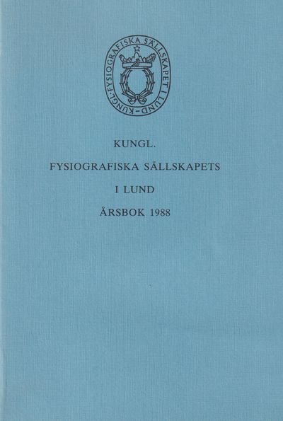 Kungl. Fysiografiska sällskapets i Lund årsbok…
