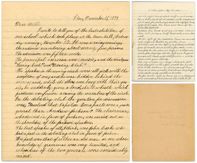Composition Notebook for the Winter Term of George F. Murdock