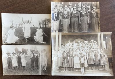 [Collection of Four Vernacular Photographs Depicting Students at the Federal Indian School in Tomah, Wisconsin]