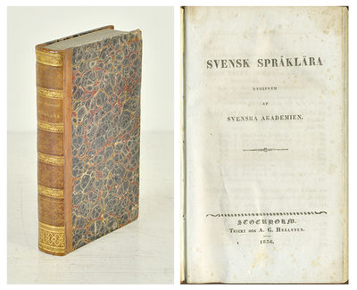 Svensk språklära utgifven af Svenska akademien.