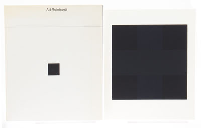 Ad Reinhardt 1972. Complete with "Shades of…