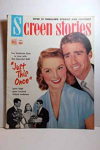 Screen Stories Magazine, January 1952, JUST THIS ONCE, Janet Leigh, Peter  Lawford on Cover...