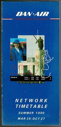 image of Dan-Air Scheduled Services Network Timetable Summer 1990