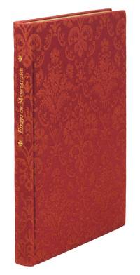 Essays of Montaigne. Selected edited, and newly done into English by Francis Carmody