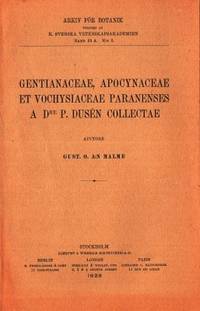 Gentianaceae, Apocynaceae et Vochysiaceae…