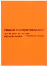 Finger für Deutschland, 27.8.80 – 11.10.80 Düsseldorf