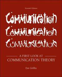 image of A First Look at Communication Theory