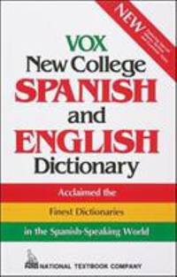image of Vox New College Spanish and English Dictionary