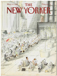 NEW YORKER 5/18/87: COVER LUNCH CROWD by JEAN-JACQUES SEMPE