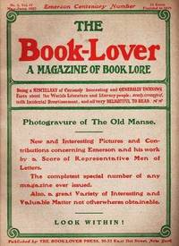 THE BOOK-LOVER: A Magazine of Book Lore, Vol. IV, No. 2, May-June, 1903 -- EMERSON CENTENARY issue by editor Warren Elbridge - Paperback - First Edition - 1903 - from R & A Petrilla, ABAA, IOBA (SKU: 040005)