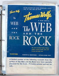 THE WEB AND THE ROCK by Wolfe, Thomas - 1939