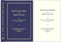 The Wit and Wisdom of the Bench and Bar by F.C Moncreiff - Hardcover - 2006 - from The Lawbook Exchange Ltd (SKU: 44752)
