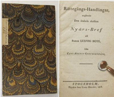 Rättegångs-handlingar, angående den åtalade…