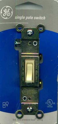 GE Single Pole Switch 3579-127