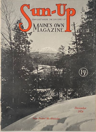 Portland, Maine: Wood-Gate Publishing Co, 1926. Sewn binding. Near fine. 4to; 32pp; stiff b&w pictor...