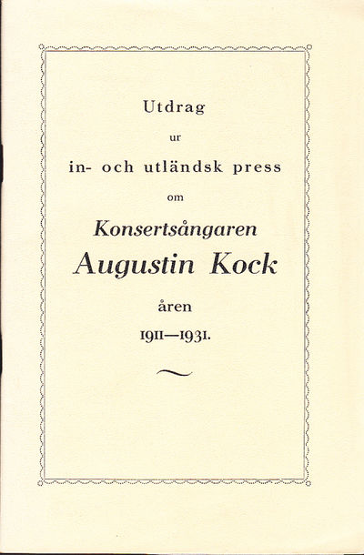 Utdrag ur in- och utländsk press om…