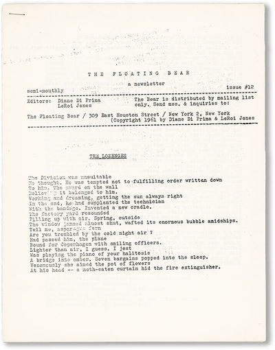 The Floating Bear: A Newsletter. Issue # 12