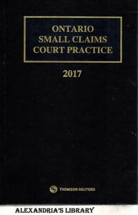 Ontario Small Claims Court Practice 2017 + CD by Marvin A. Zuker: J. Sebastian Winny - Hardcover - 2016 - from Alexandria's Library (SKU: 045394)