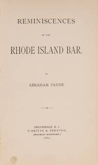 Reminiscences of the Rhode Island Bar