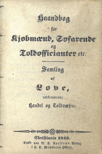 Haandbog for Kjøbmænd, Søfarende og…
