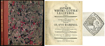 De antiquis Westro-Gothiæ legiferis dissertatio.…