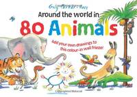 Around the World in 80 Animals: Add your own drawings to this colour-in-wall frieze!