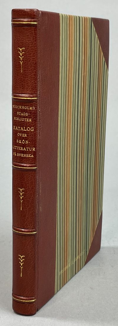 Katalog över skönlitteratur på svenska. [Utg. av]…