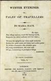 View Image 2 of 3 for Winter evenings, or, tales of travellers Inventory #65316