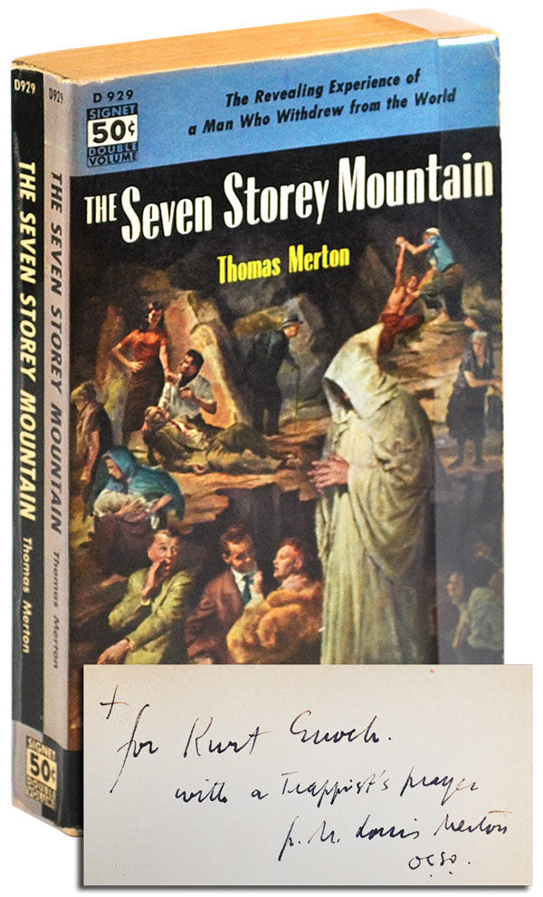 【歴史的書物】The Complete Mountaineer 登山　山岳書籍 THE SEVEN STOREY MOUNTAIN - INSCRIBED TO KURT ENOCH by Merton