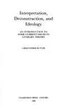 Interpretation, Deconstruction and Ideology: Introduction to Some Current Issues in Literary Theory by Christopher Butler
- Paperback
- Reprinted Edition
- 1984
- from Bookbarn (SKU: 1888410)
