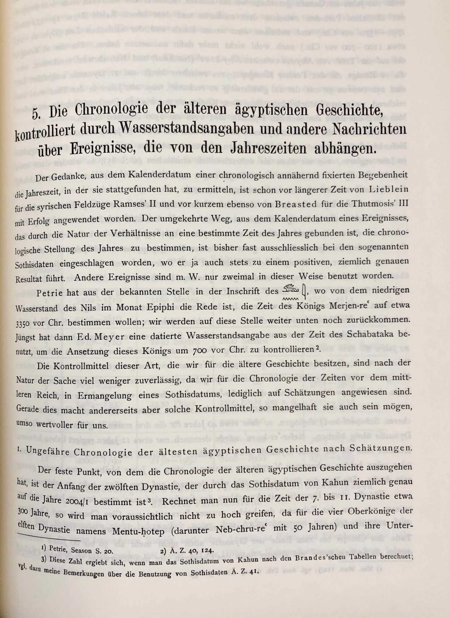 Beitrage Zur Altesten Geschichte Agyptens By Sethe Kurt From Meretseger Books Sku M7322a