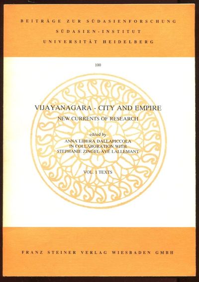 Vijayanagara--City and Empire: New Currents of Research (2 Vols.)