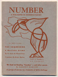 Number Magazine, A Quarterly of Modern Poetry. Volume 1, Number 3, Autumn 1950