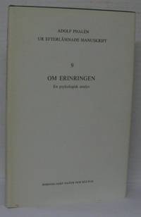 Om erinringen. En psykologisk analys.